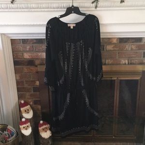 Michael Kors drop waist embellished dress